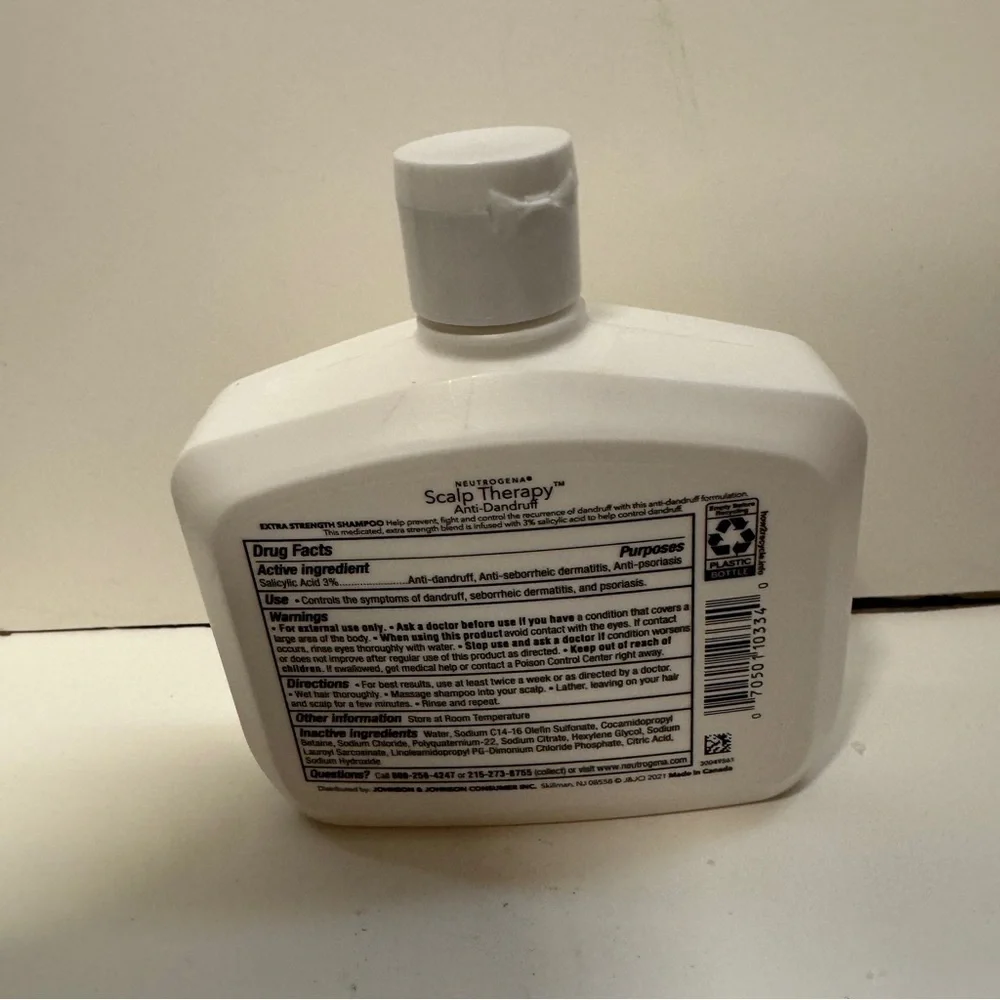 Neutrogena Scalp Therapy Anti-Dandruff Shampoo Extra Strength 12 OZ